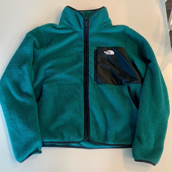 The North Face Jackets & Blazers - The North Face fleece jacket-green and black-womens L